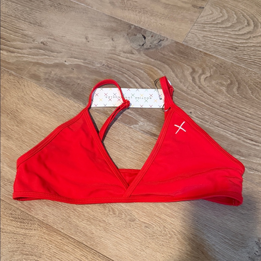 Boutine LA Red Bikini Top